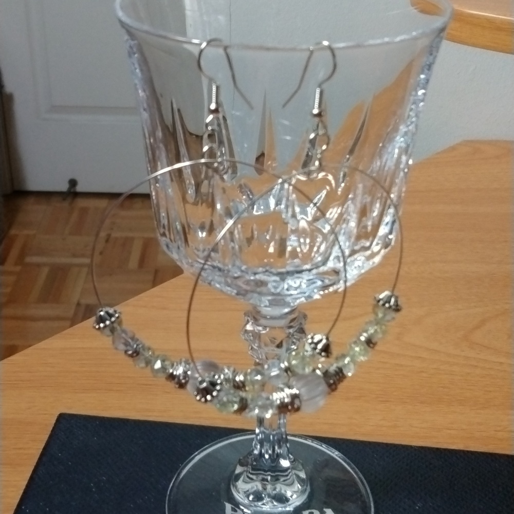 Hand crafted hoop earrings